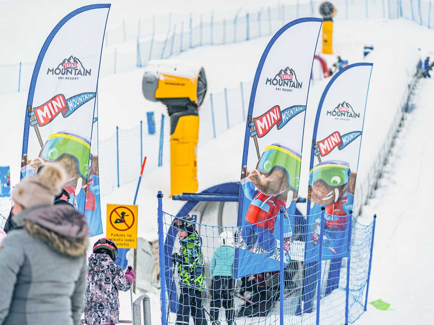 Pude -beach flageja.